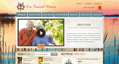 Desktop Screenshot of leefuneralhomes.com